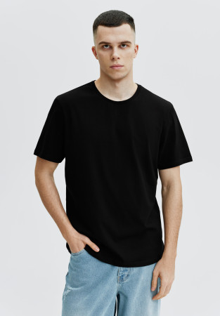 Футболка мужская basic чёрная